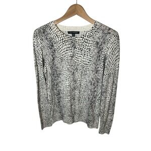 Banana Republic 100% Cotton Animal Print Sweater - Size‎ M